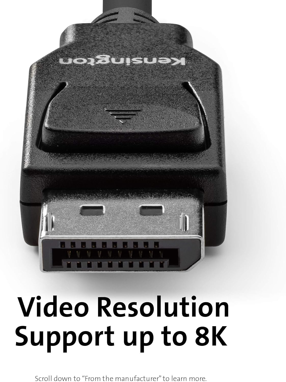 Kensington DisplayPort 1.4 to DisplayPort 1.4 Cable, 6ft (K33021WW)