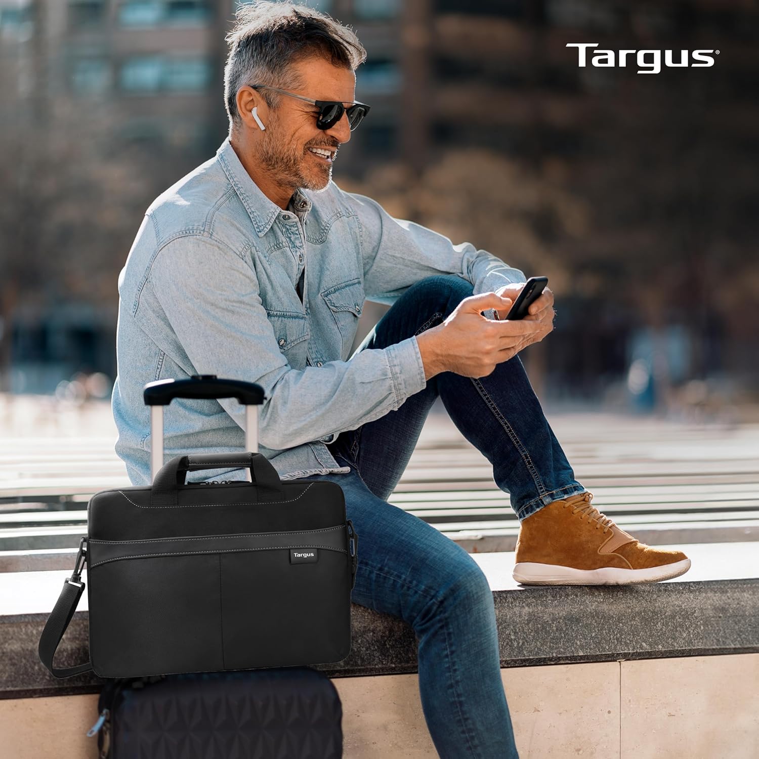Targus Laptop Slim Briefcase for Laptops up to 15.6-inches Over-the-shoulder Case for Dell HP Lenovo Apple and Microsoft
