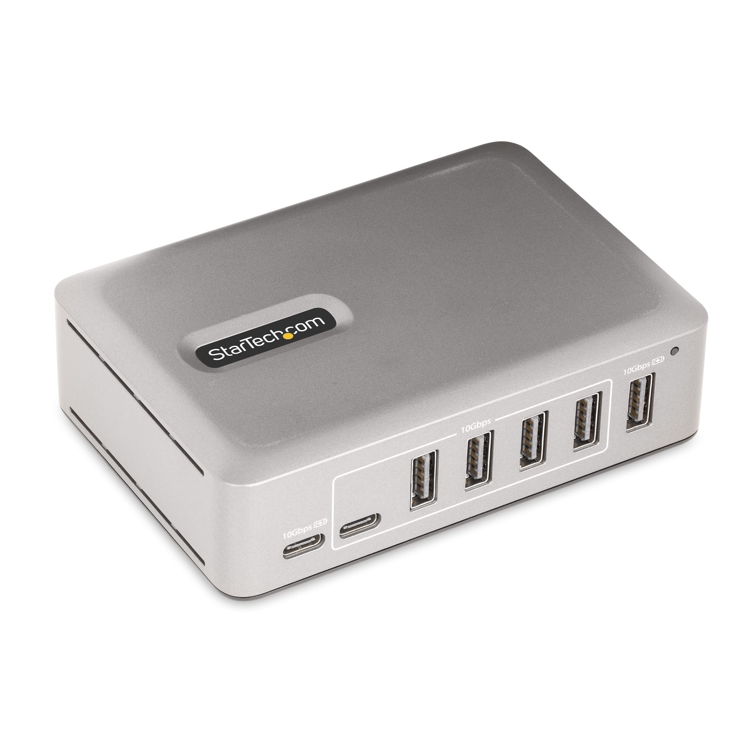 StarTech.com 7-Port USB-C Hub - 5X USB-A/2x USB-C - Self-Powered with65W Power Supply - USB 3.1 10Gbps