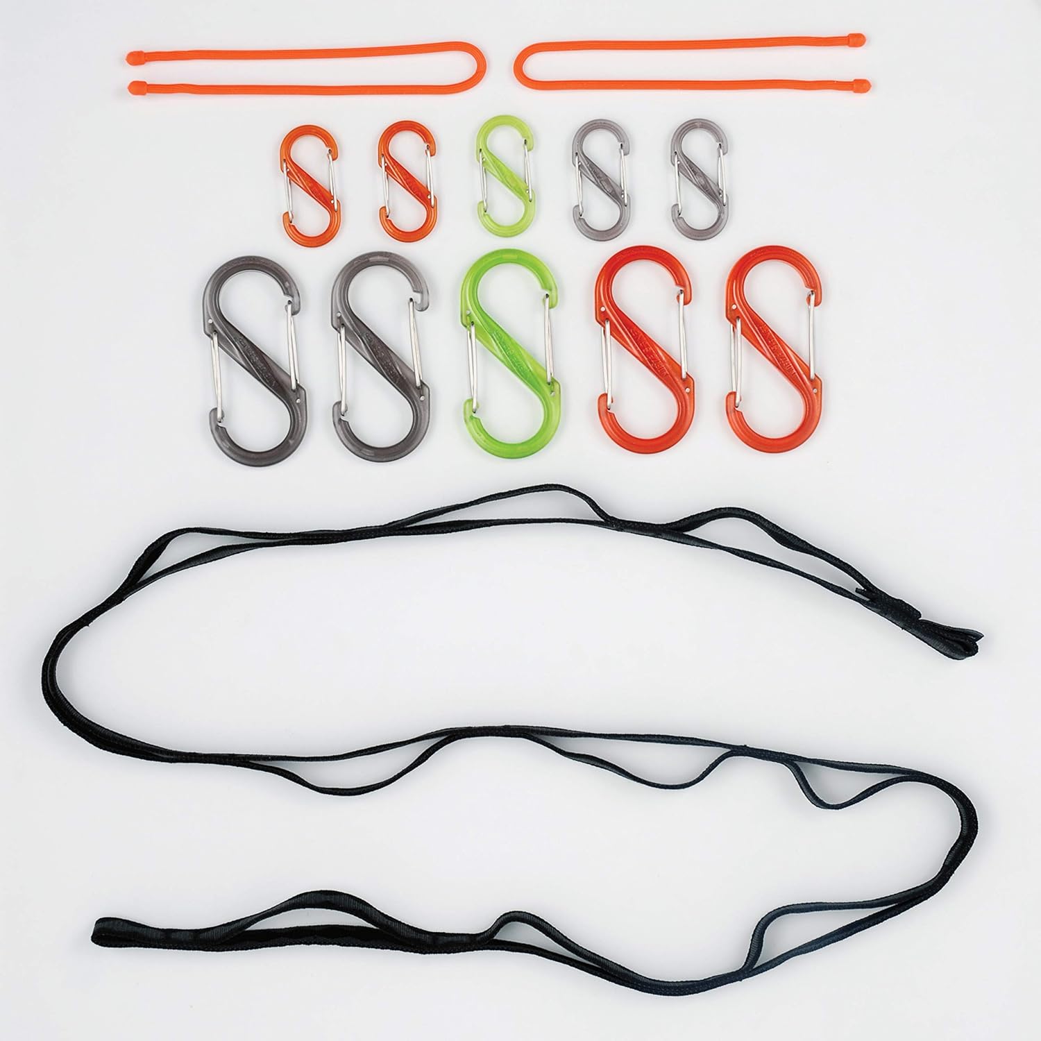 Nite Ize GearLine Hanging Organization System - Gear Ties for Camping, Hiking & Outdoor Activities