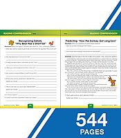 Carson Dellosa Comprehensive Curriculum of Basic Skills 4th Grade Workbook, Reading Comprehension, Language Arts, Spelling