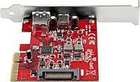 StarTech.com 2-Port 10Gbps USB-A & USB-C PCIe Card - USB 3.2 Gen 2 PCIe Type C/A Host Controller Card - PEXUSB311AC3