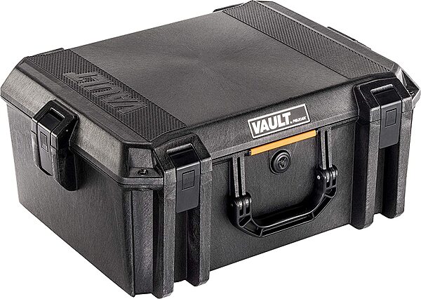 Pelican Vault V550 Hard Case (Camera, Pistol, Gear, Equipment) With Foam V550 Black