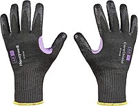 Miller Honeywell Safety Products CoreShield, 10 gauge HPPE/Kevlar/alloy black liner, smooth nitrile black coating, A8/F