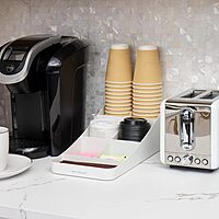 MIND READER 7-Compartment Countertop Condiment Organizer