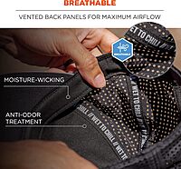 Ergodyne Standard Performance Cooling Baseball Hat, Black