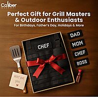 Caliber Gourmet Tactical Molle Apron Outdoor Durable Camping BBQ, Bottle Opener, Pockets, Reusable Carabiner, Adjustable