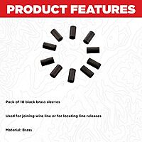 Scotty Wire Joining Connector Sleeves - 10 Pack
