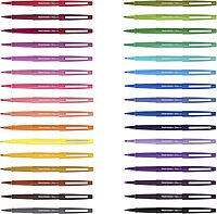 Paper Mate Flair Porous-Point Pens, Medium Point, 0.7 mm, Assorted Ink Colors, Pack Of 4 Pens