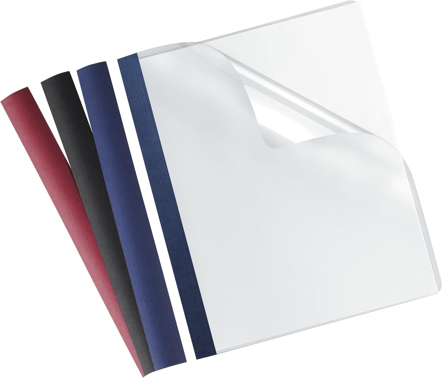 Fellowes CrystalsClear PET Ultra Clear Binding Covers, Clear, Pack Of 100