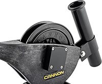 CANNON Manual Downrigger for Small Boats, Compact Saltwater-Resistant