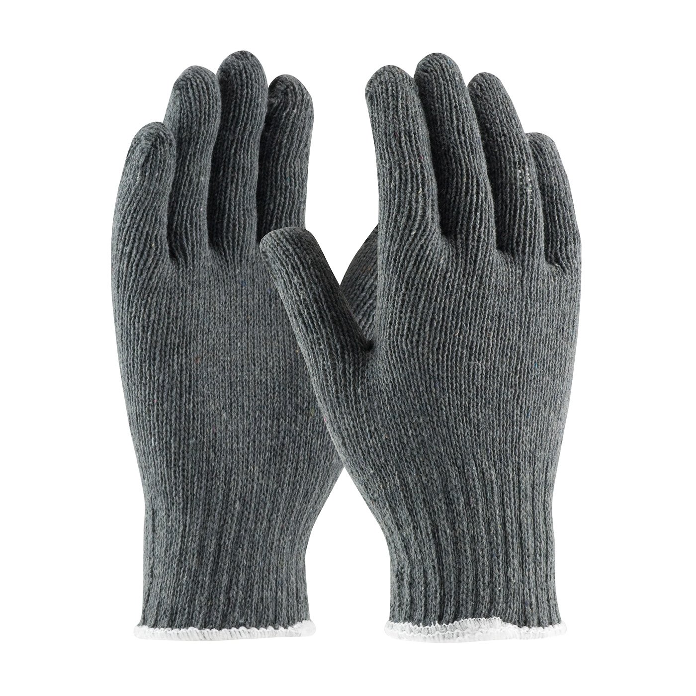 PIP Cotton/Polyester Gloves, 9in, X-Large, Gray, Pack Of 12 Pairs