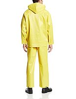 ONGUARD Webtex 3-Piece Rain Suit with Bib Pants, Size Large, Yellow