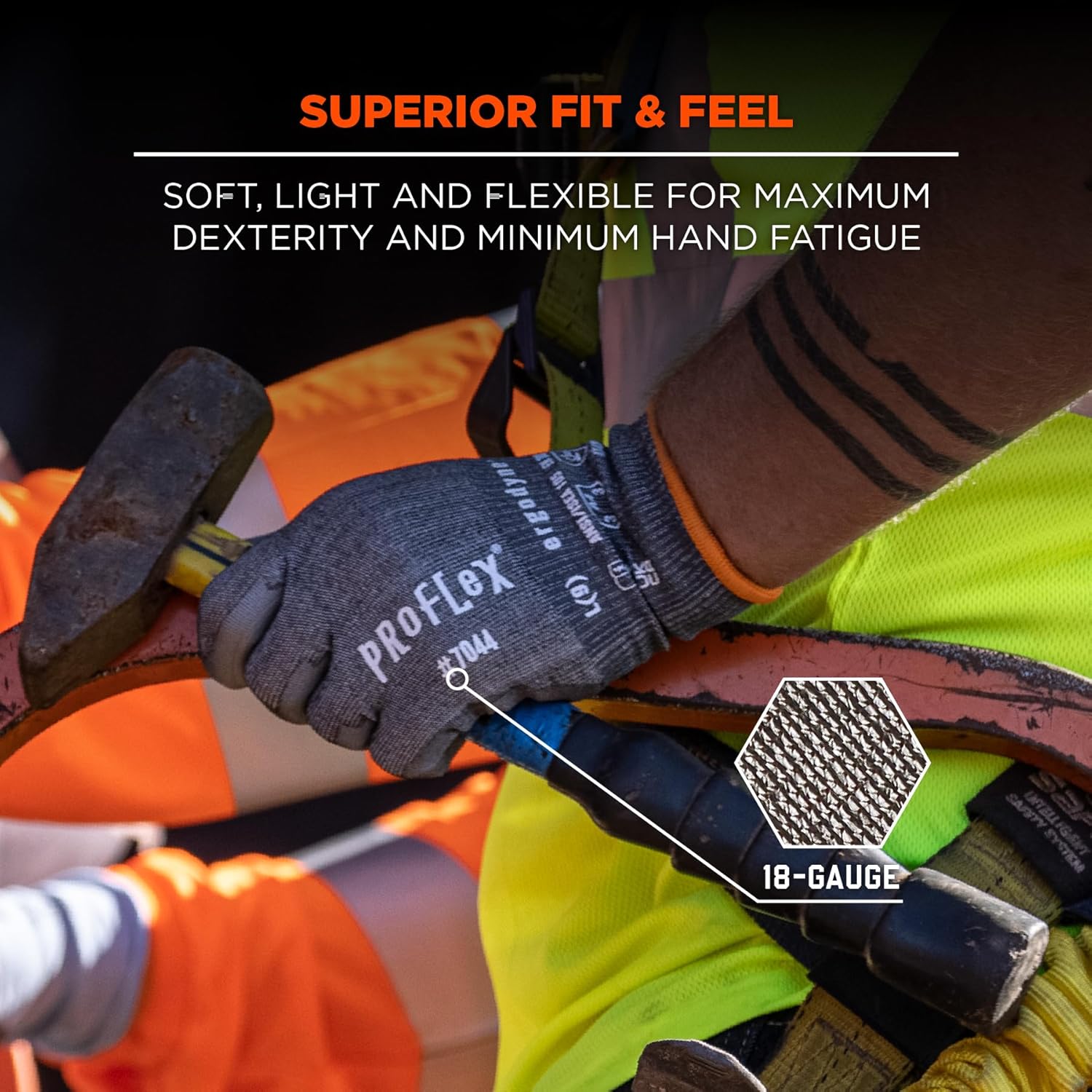 Ergodyne ProFlex 7044 PU-Coated Cut-Resistant Gloves