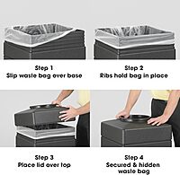 SAFCO Canmeleon Indoor/Outdoor Trash Receptacle