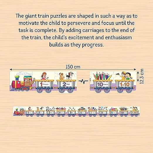 Number Train Puzzle Set