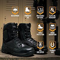 MAGNUM Strike Force 8" SZ WP CT Tactical Boots