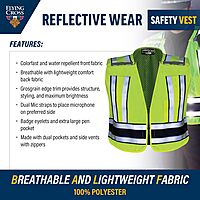FLYING CROSS Pro Series Hi-Vis Reflective Safety Vest