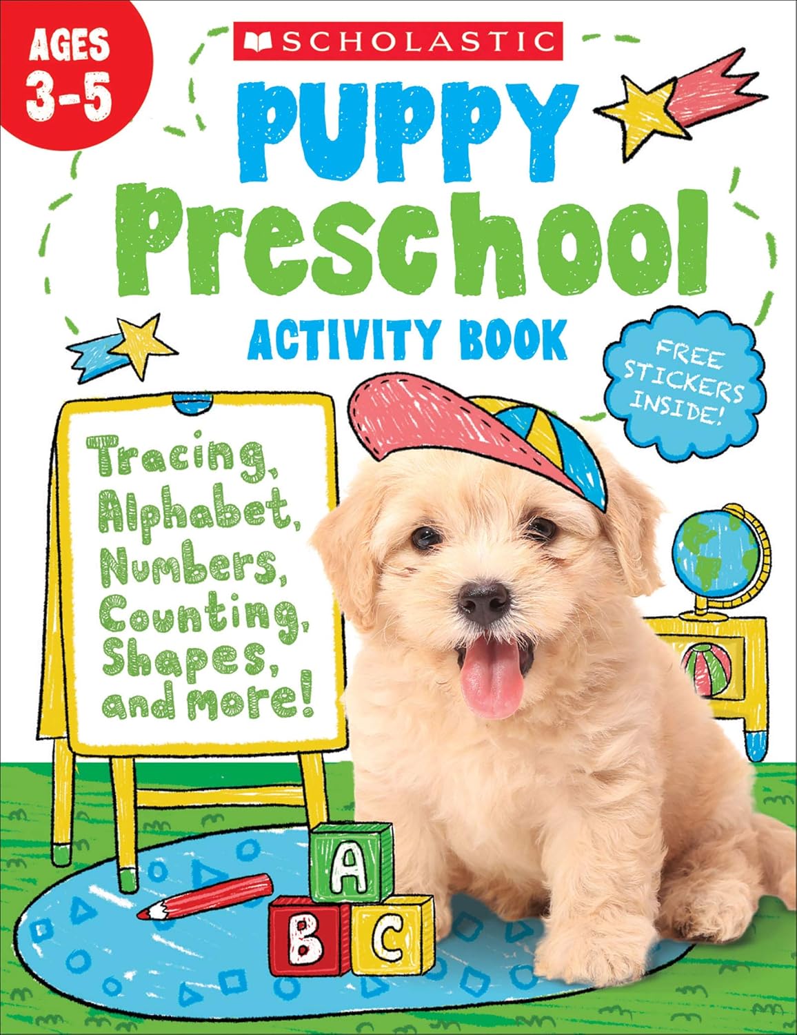 Scholastic Puppy Preschool Activity Book, Pre-K