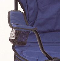 COLEMAN Portable Camping Chair with Built-In 4-Can Cooler, Cushioned Seat & Back