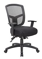 Boss Office Products Contract Mesh Task Chair, Black (B6023)