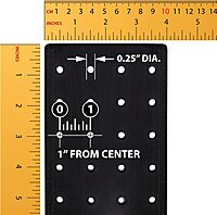 Azar Displays 4-Sided Revolving Pegboard Counter Display