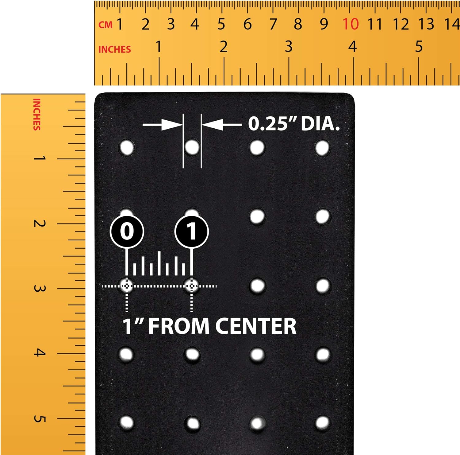 Azar Displays 4-Sided Revolving Pegboard Counter Display