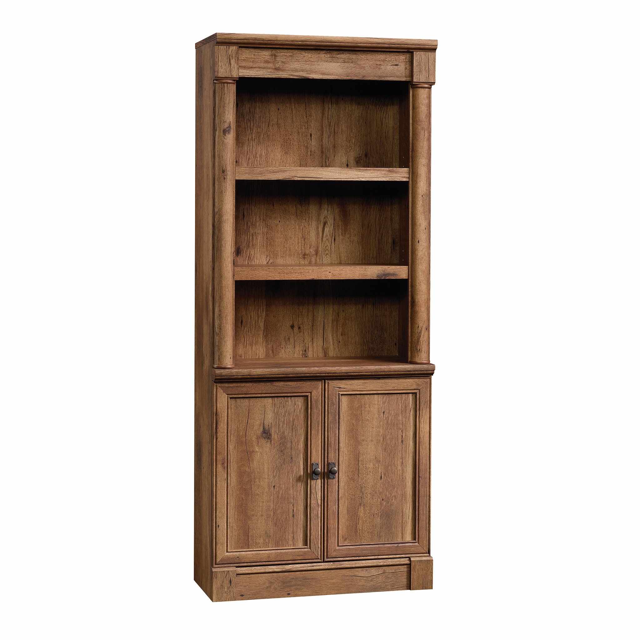 SAUDER Palladia 5-Shelf Library Bookcase with Doors
