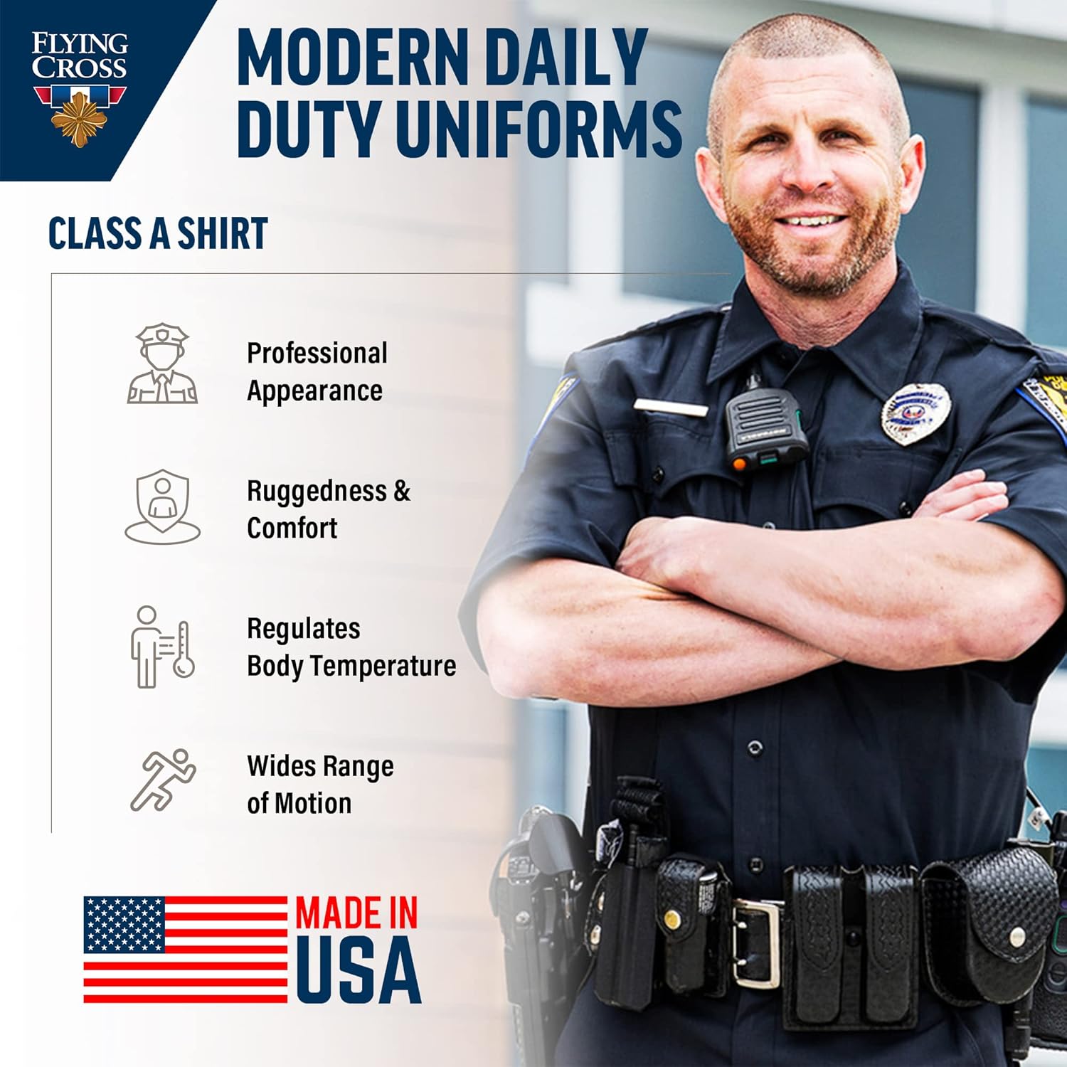 FLYING CROSS FX STAT Men's Class A Law Enforcement Shirt