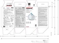 Honeywell Surgical N95 Respirator, Safety NIOSH-Approved, 20-pack (DC365N95HC)