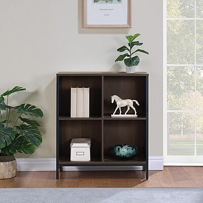 OSP Home Furnishings Ace Contemporary Modern Storage Bookcase