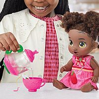 Baby Alive Bubbly Tea Party Doll - Black Hair Berry