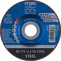 PFERD 63103 4-1/2" x 3/32" Cut-Off Wheel, 7/8" AH A 30 S SG - Type 27 (25pk)