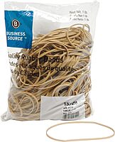 Business Source Quality Rubber Bands - Size: #117B - 7in Length x 0.1in Width - Sustainable - Rubber - Crepe - 200 / Pack