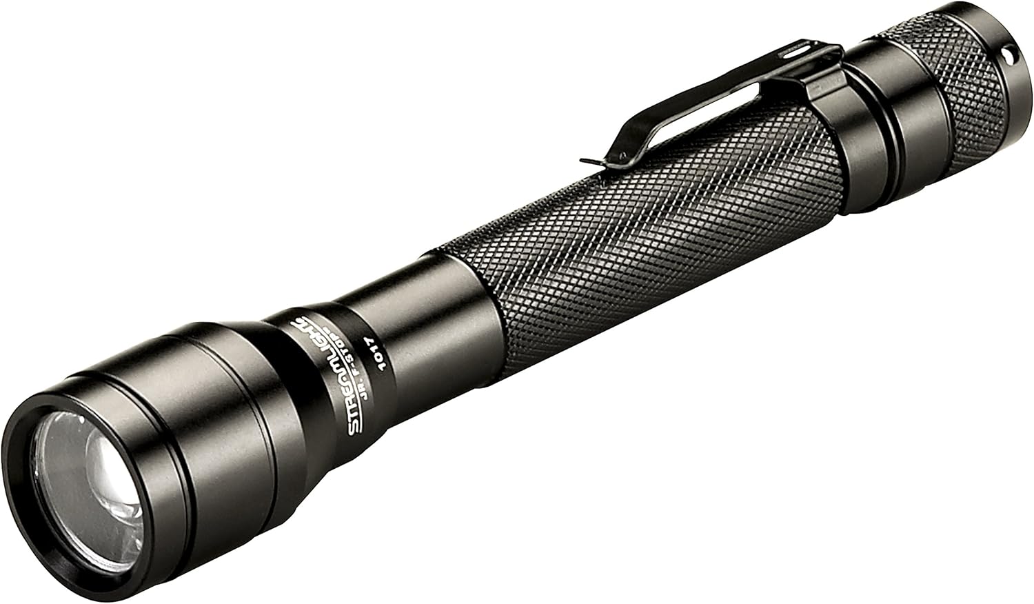 Streamlight 71701 Jr. F-Stop 250-Lumen Flood/Spot LED Flashlight with Alkaline Batteries, Black, Box