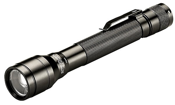 Streamlight 71701 Jr. F-Stop 250-Lumen Flood/Spot LED Flashlight with Alkaline Batteries, Black, Box