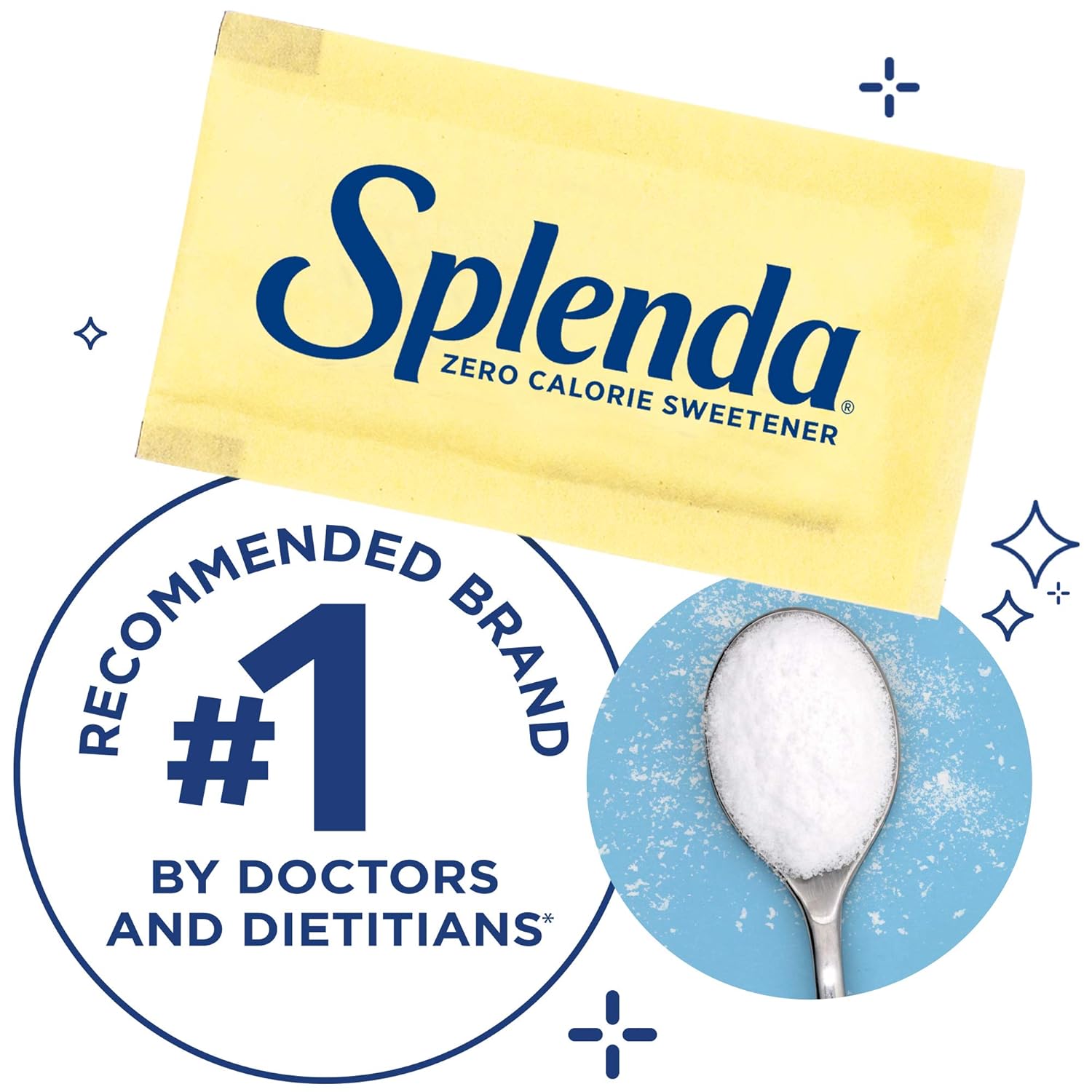 Splenda No Calorie Sweetener Value Pack, 1000 Individual Packets, 2.2 lbs,1000 Count (Pack of 1) 35.2 Ounce (Pack of 1)
