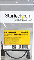 StarTech.com Slim USB 3.0 A to Micro-B Angled Micro-USB Cable