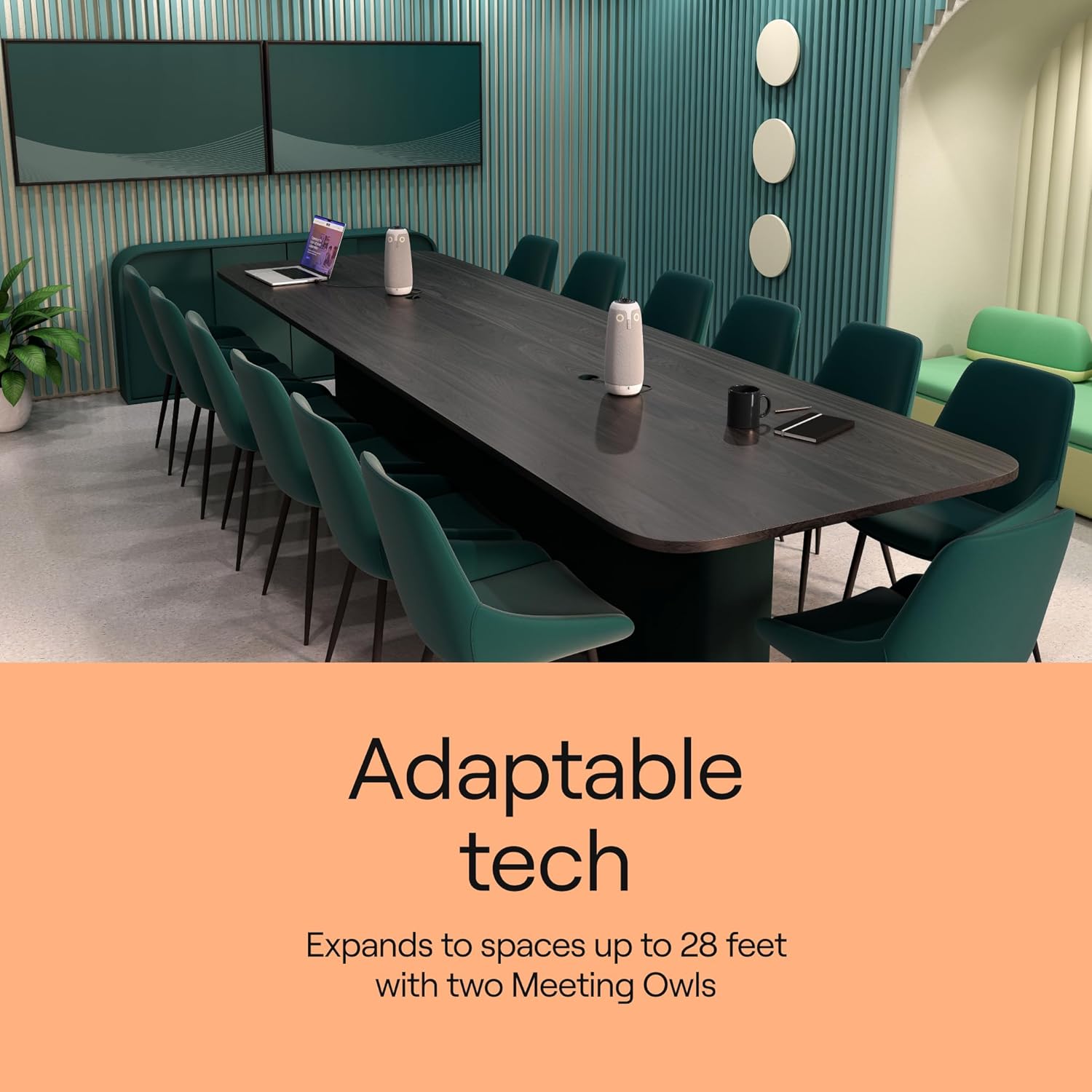 Owl Labs Meeting Owl 3 - 360° 1080p HD Conference Room Camera, AI-Driven Speaker-Tracking