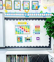 Carson Dellosa Number Line 42 pc Set, Color-Coded -20–120 Numberline With Manipulative Cutouts for Math Games, Teacher Supplies, Bulletin Board, and Wall Decor