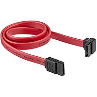 StarTech.com 12in SATA to Right Angle SATA Serial ATA Cable (SATA12RA1) (Pack of 2) 1 Count (Pack of 2)