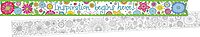 BARKER CREEK Double-Sided Border 2-Pack, Color Me! in My Garden, Decorate Galore with 70' of Border