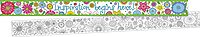 BARKER CREEK Double-Sided Border 2-Pack, Color Me! in My Garden, Decorate Galore with 70' of Border
