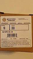 Western Enterprises#SS-333, SS CYL Inlet Nipple (SS-CO-3)