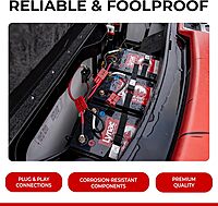 RCE12VB8-12 Volt 8 Gauge Quick Connect Wire Connector for Trolling Motors, RVs, ATVs