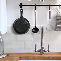 COMMERCIAL CHEF Pre-Seasoned Cast Iron Skillets