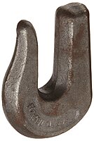 CM 90305 30 Weldable Grab Hook, Self Colored, 1/2" Trade, 4500 lbs Working Load Limit