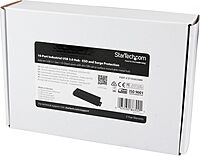 StarTech.com 10-Port USB 3.0 Hub - 5Gbps - Metal Industrial USB-A Hub with ESD & Surge Protection - Din Rail