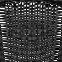 Flash Furniture Lila Rattan Stackable Indoor/Outdoor Dining Chairs