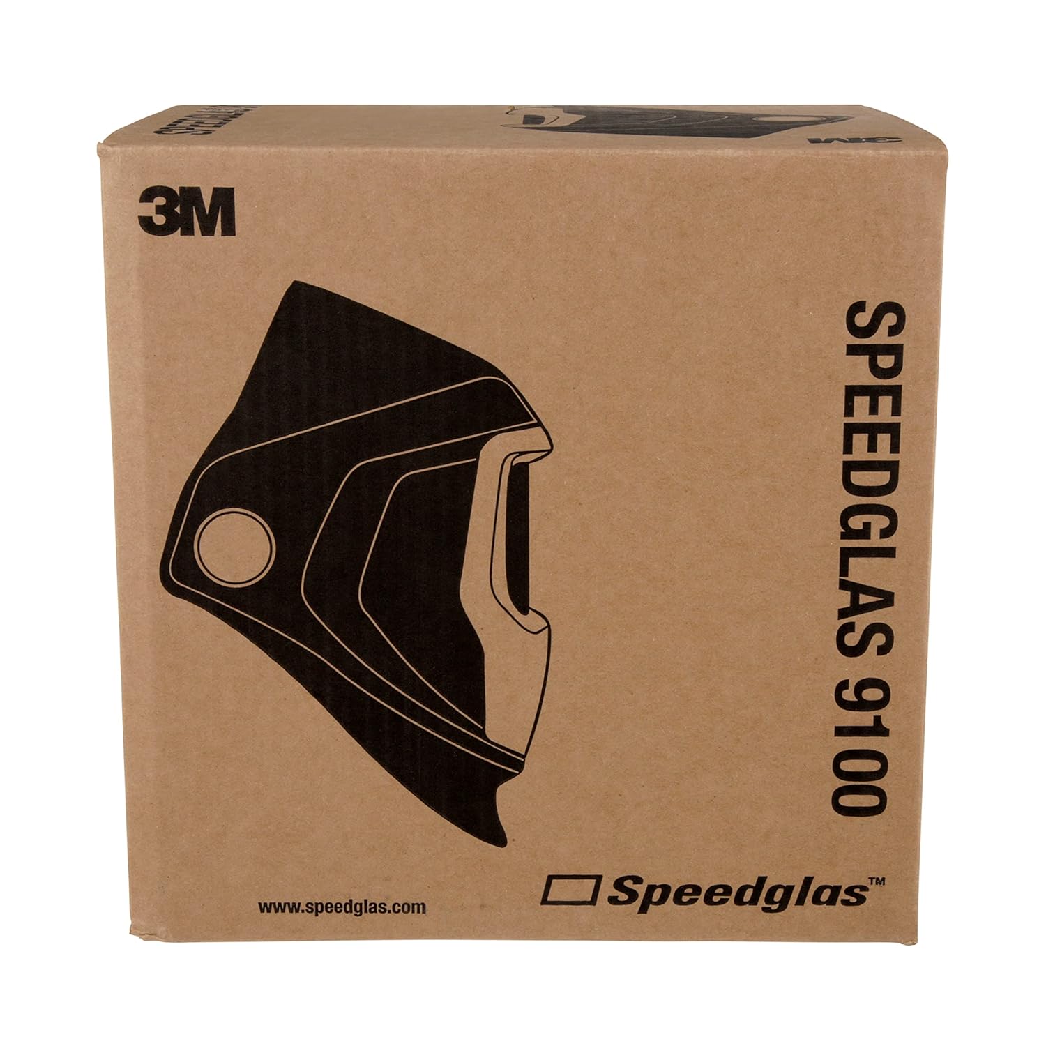 3M Speedglas 9100 Welding Helmet 06-0300-51SW, with SideWindows, Headband and Silver Front Panel, No ADF,